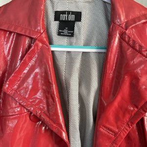 Mark Alan Genuine Leather Jacket with Belt